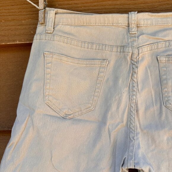 Lings Jeans Womens Tan Stretchy Shorts Size 7/8 Cotton & Spandex - Picture 11 of 12